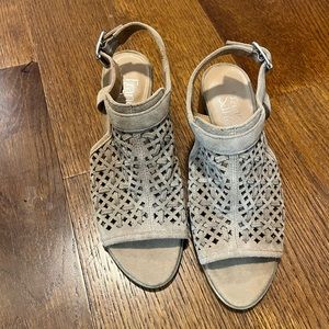 Fancy Sarto Suede Heels